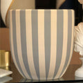 hand painted pottery planter