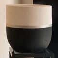hand painted pottery planter