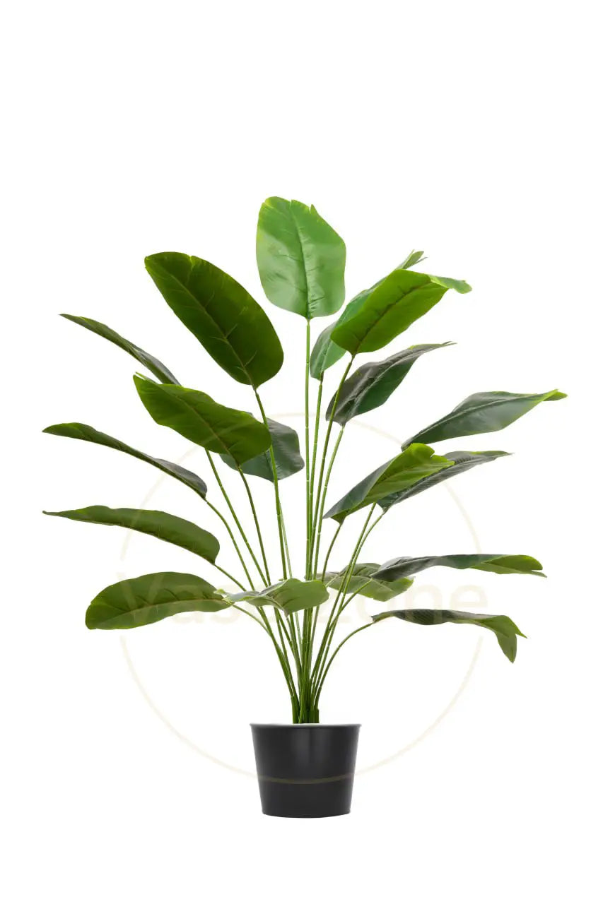 Banana Mini Artificial Tree 18 Installable Green Leaves - H70CM