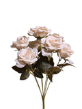 Ivory Bloom Artificial Flower Bunch - Beige