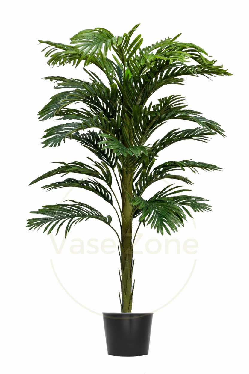 Areca Artificial Palm Tree Single Plastic Trunk - H160CM