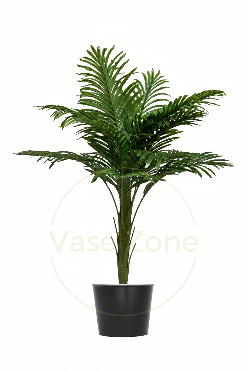 Areca Artificial Palm Tree Single Plastic Trunk - H120CM