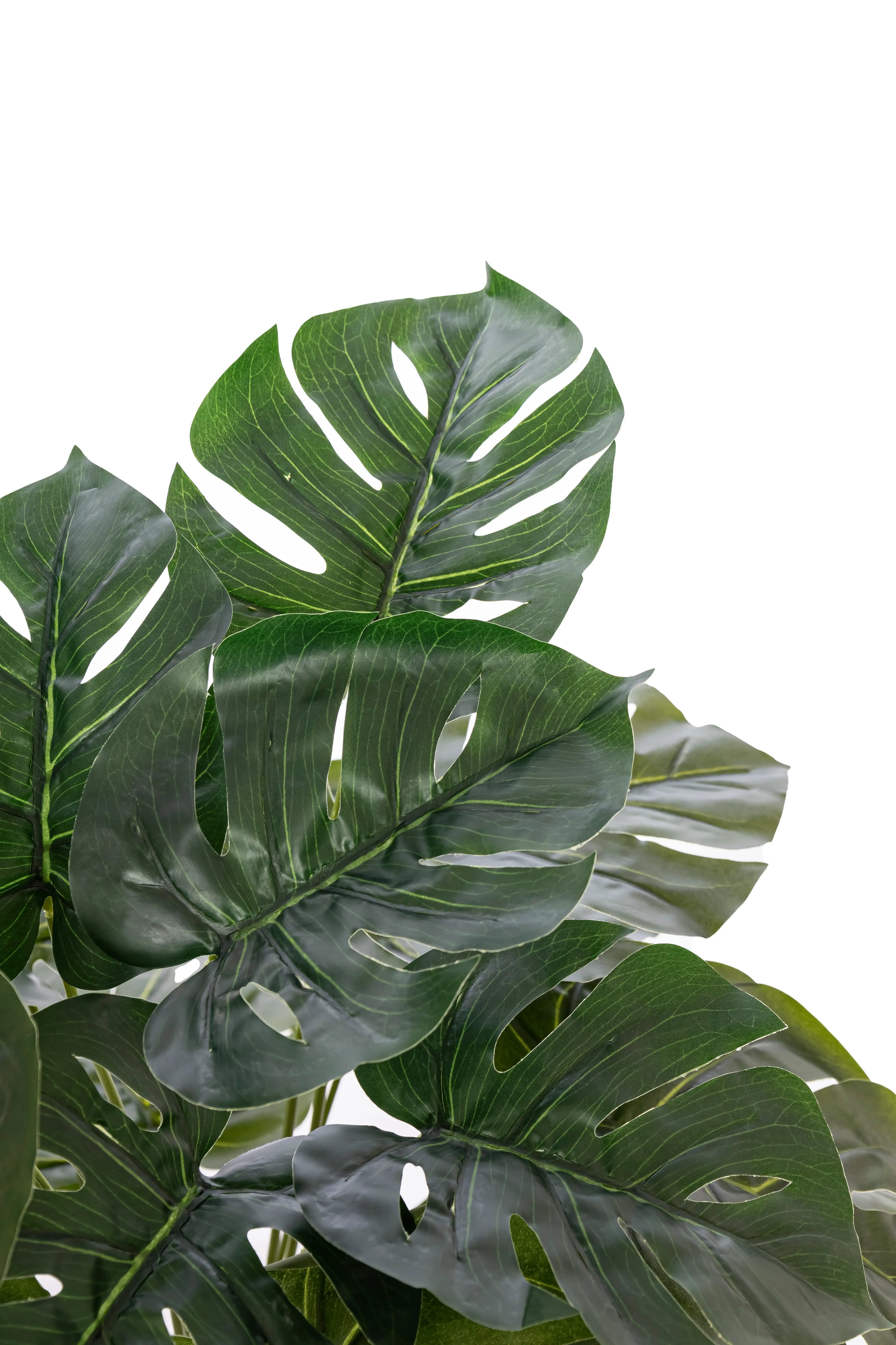 Monstera Mini Artificial Tree 24 Installable Green Leaves - H70CM