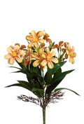 Lily Artificial Flower Bunch - Yellow