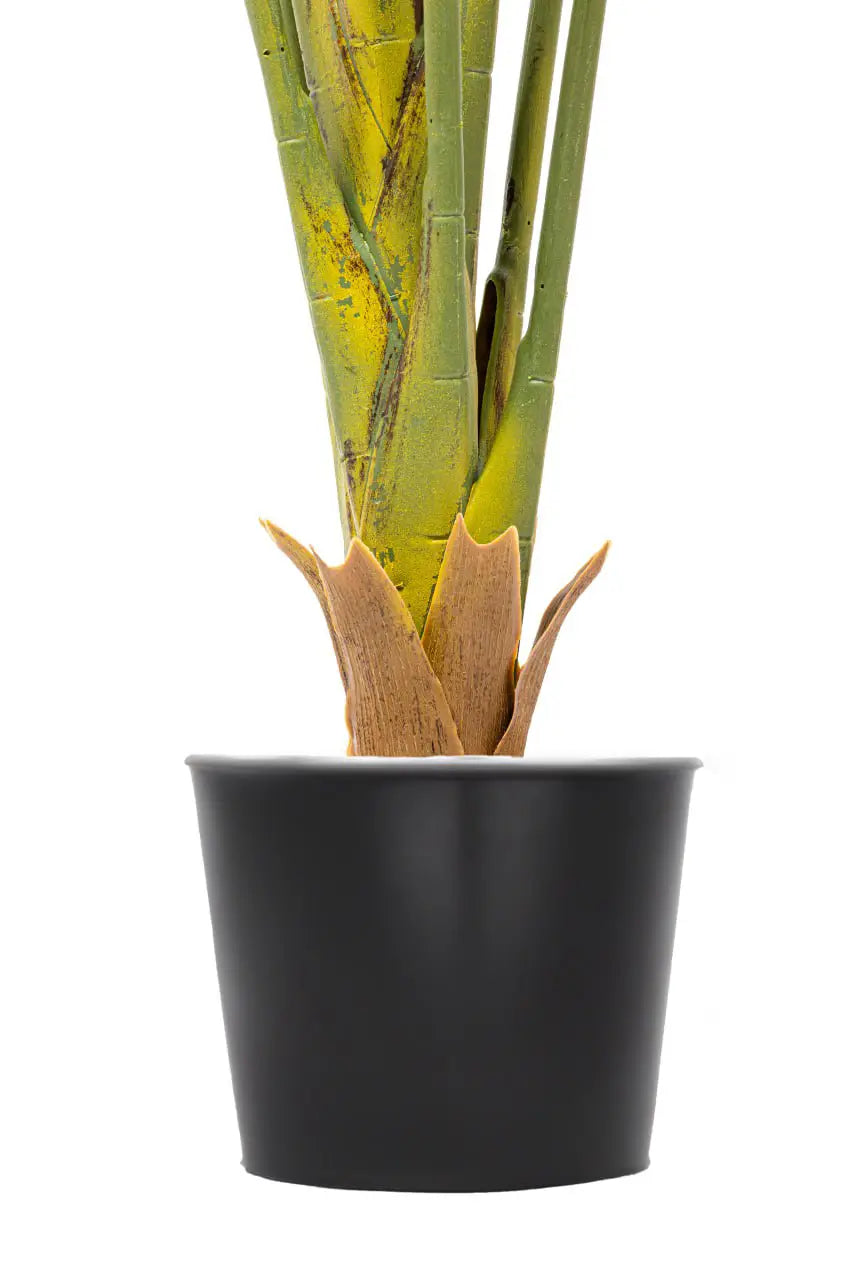 Banana Artificial Tree Single Yellowish Trunk 16 Leaves - H160CM