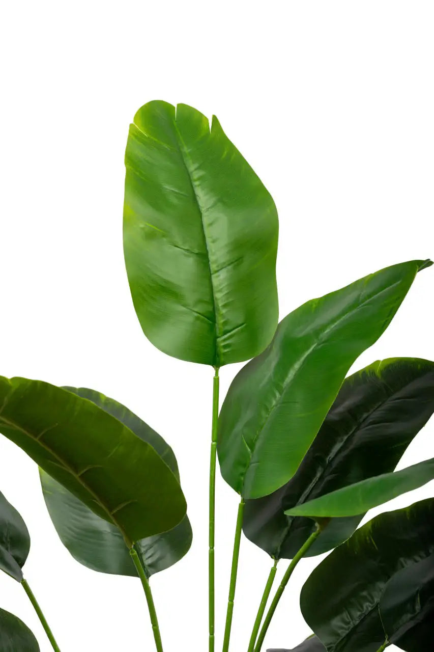 Banana Mini Artificial Tree 18 Installable Green Leaves - H70CM